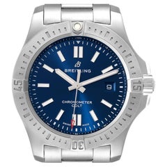 Breitling Colt Blue Dial Automatic Steel Mens Watch A17388