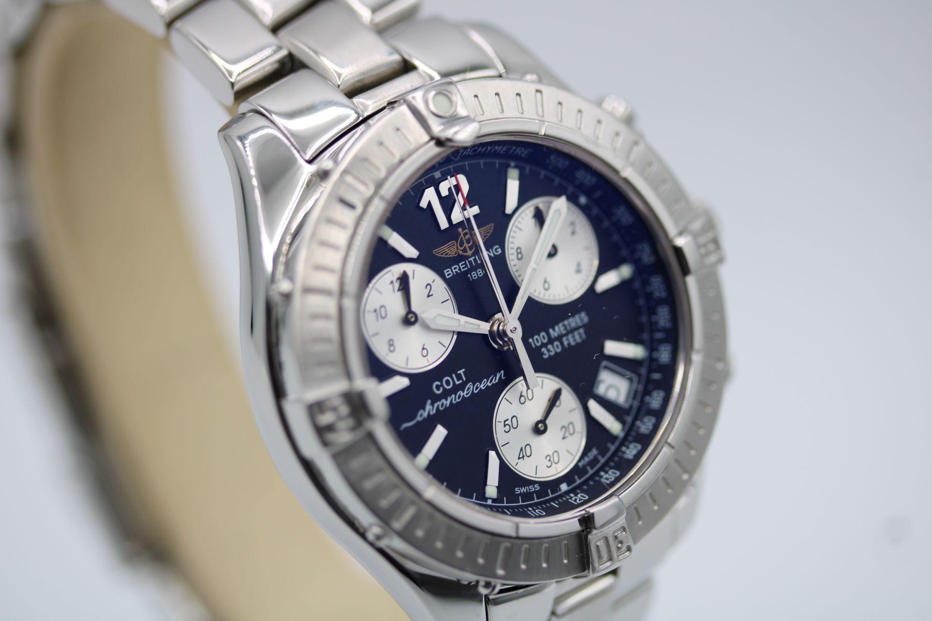 Breitling Colt Chronograph A53350 im Zustand „Gut“ in London, GB