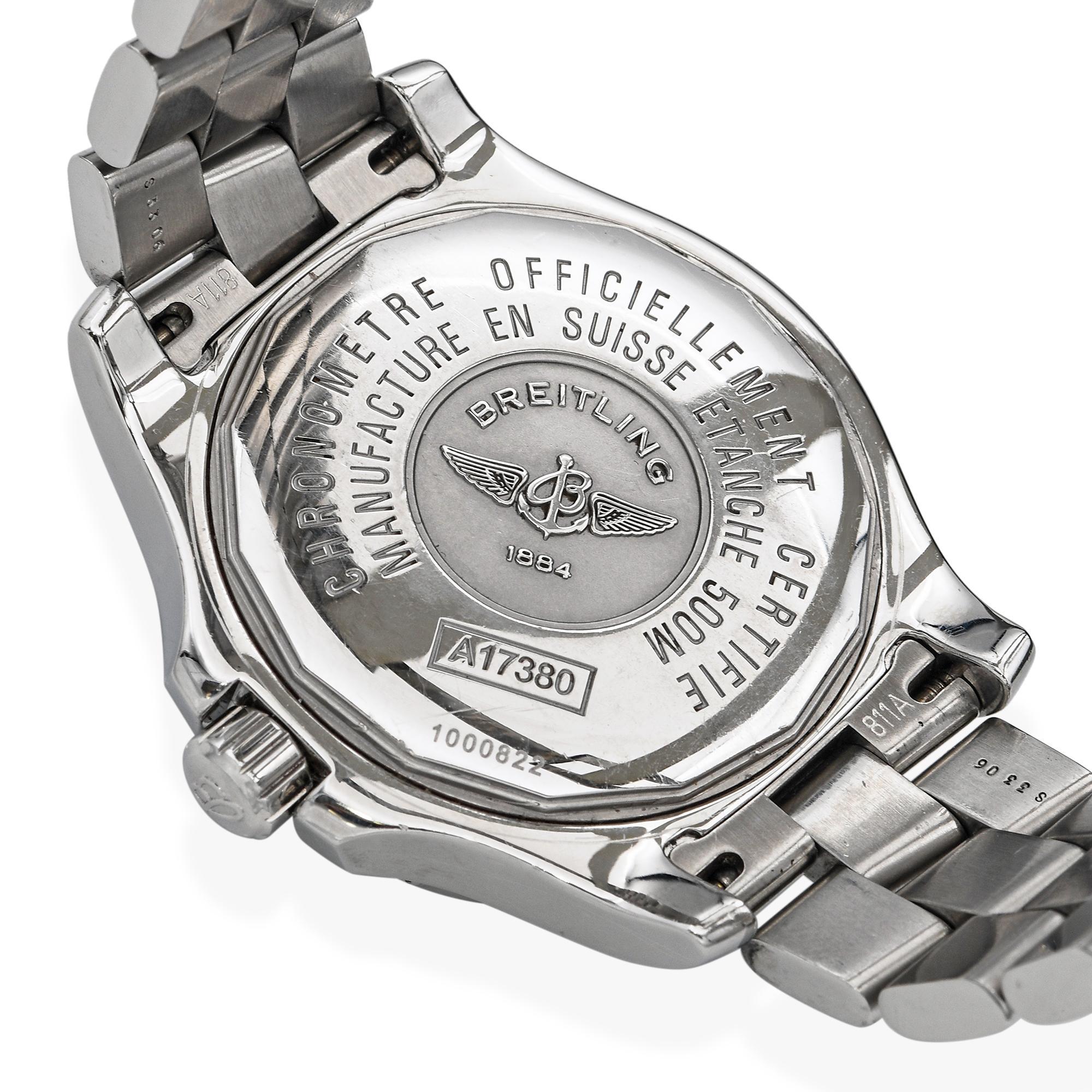 Breitling Colt Chronometre Automatic Men's Watch A17380 For Sale 4