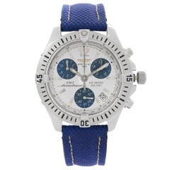 Breitling Colt ChronoOcean Steel Silver Blue Dial Quartz Mens Watch A53350