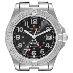 Breitling Colt GMT Black Dial Automatic Steel Mens Watch A32350
