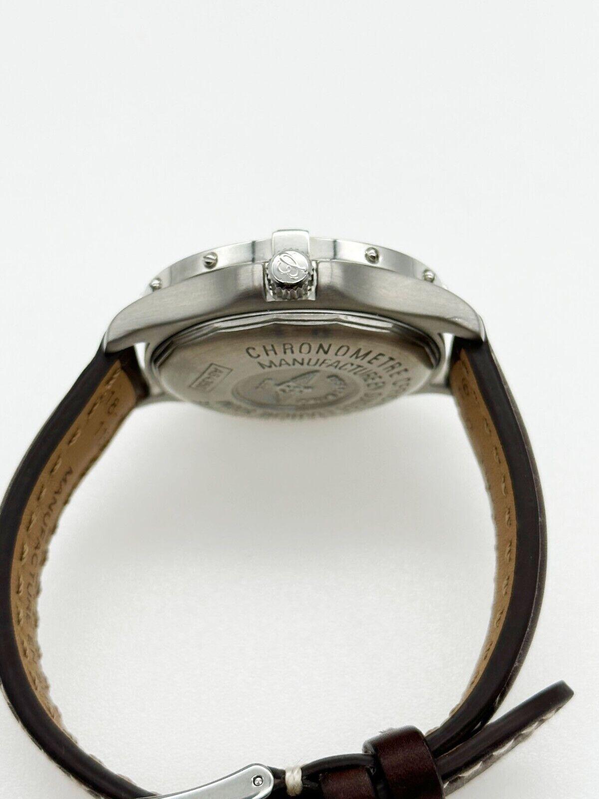 Reisetasche aus Edelstahl mit Lederband von Breitling Colt Ocean A64350 mit grauem Zifferblatt 4
