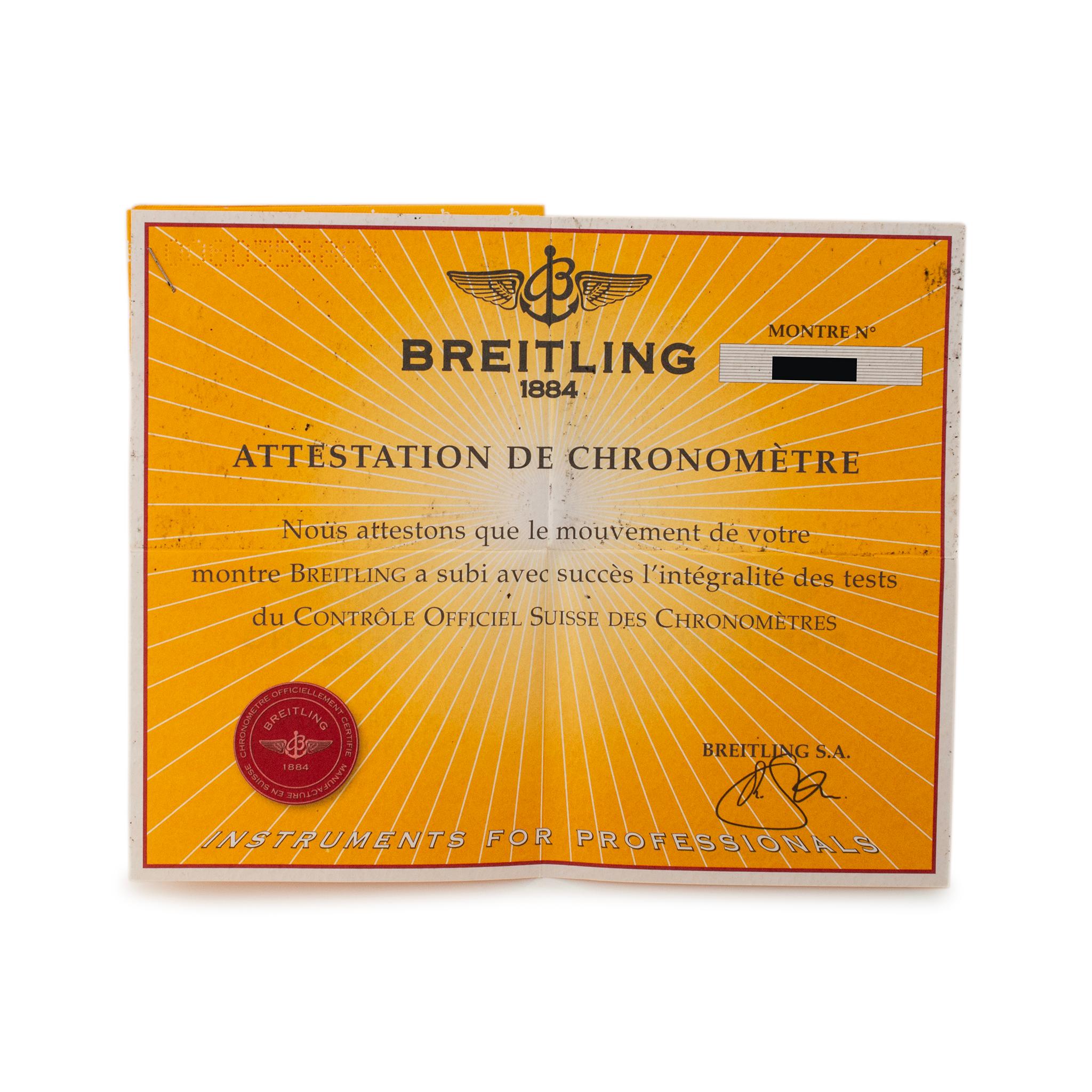 Breitling Colt Oceana II 33MM A77380 Diamant-Uhr aus Edelstahl mit blauer Lünette 4