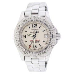 Breitling Colt Oceane Factory Silver Stick Dial Stainless Steel Ladies Watch