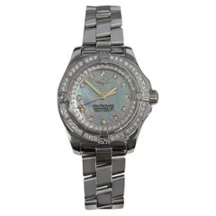 Breitling Colt Oceane Mop Dial Diamond Bezel Watch A77380