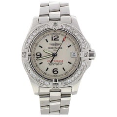 Breitling Colt Oceane Stainless Steel Ladies Watch with Diamonds A77380