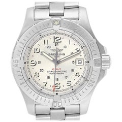 Used Breitling Colt Quartz Silver Dial Stainless Steel Men’s Watch A74380
