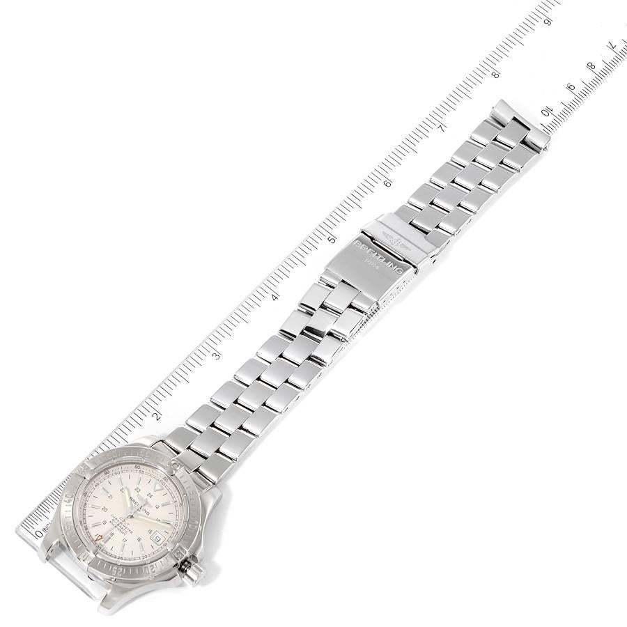 Breitling Colt Silver Dial Automatic Steel Mens Watch A17380 For Sale 4