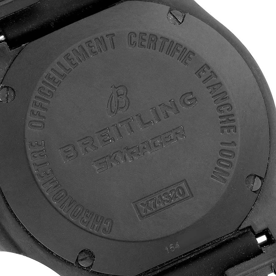 Breitling Colt Skyracer PVD Ultralight Polymer Herrenuhr X74320 Box Papiere im Angebot 4
