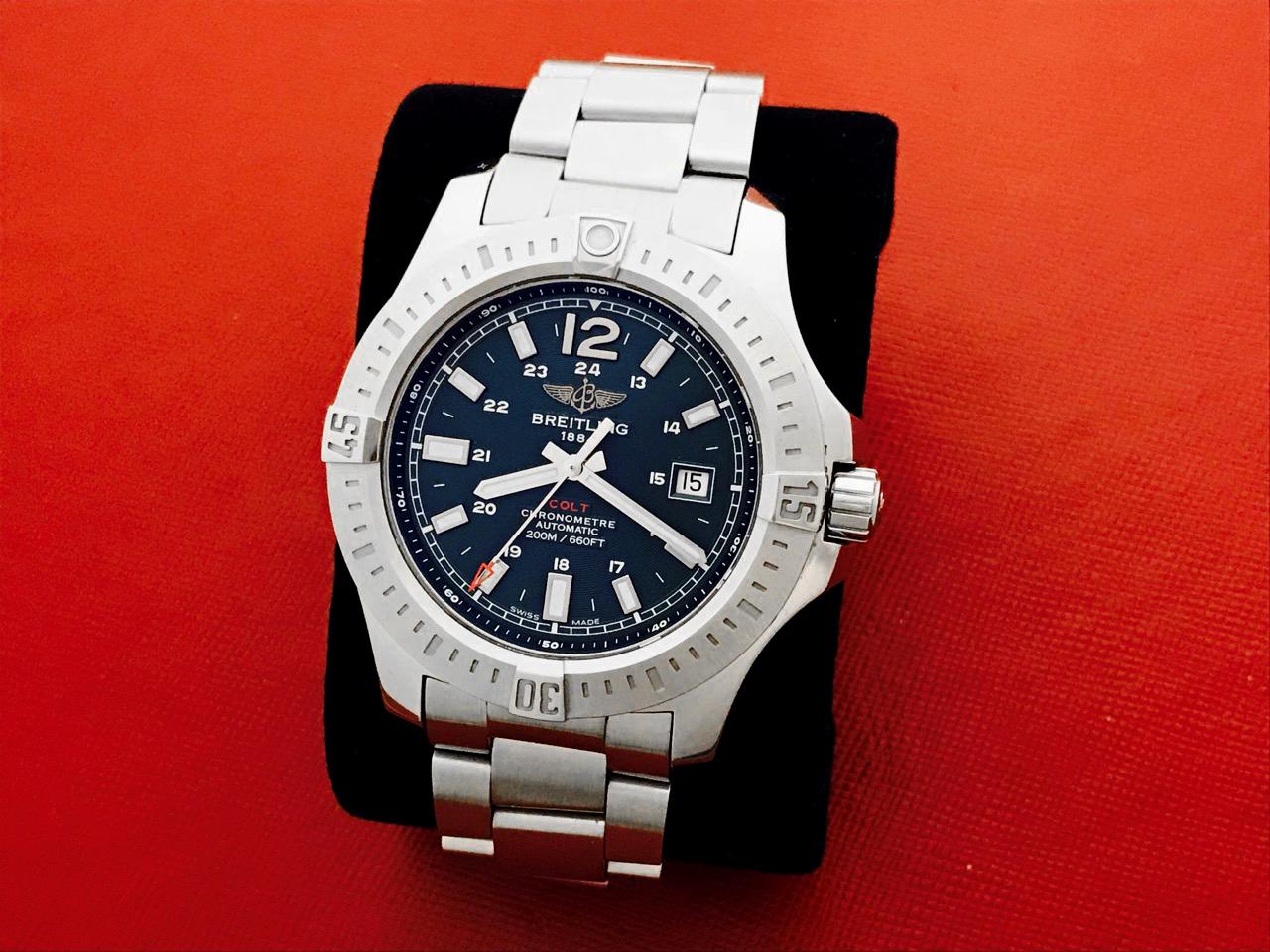 Breitling Colt Stainless Steel Automatic Men’s Wristwatch in Stock 2