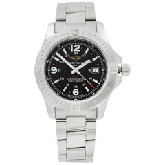 Breitling Colt Steel Black Dial Quartz Men's Watch A7438811/BD45-173A