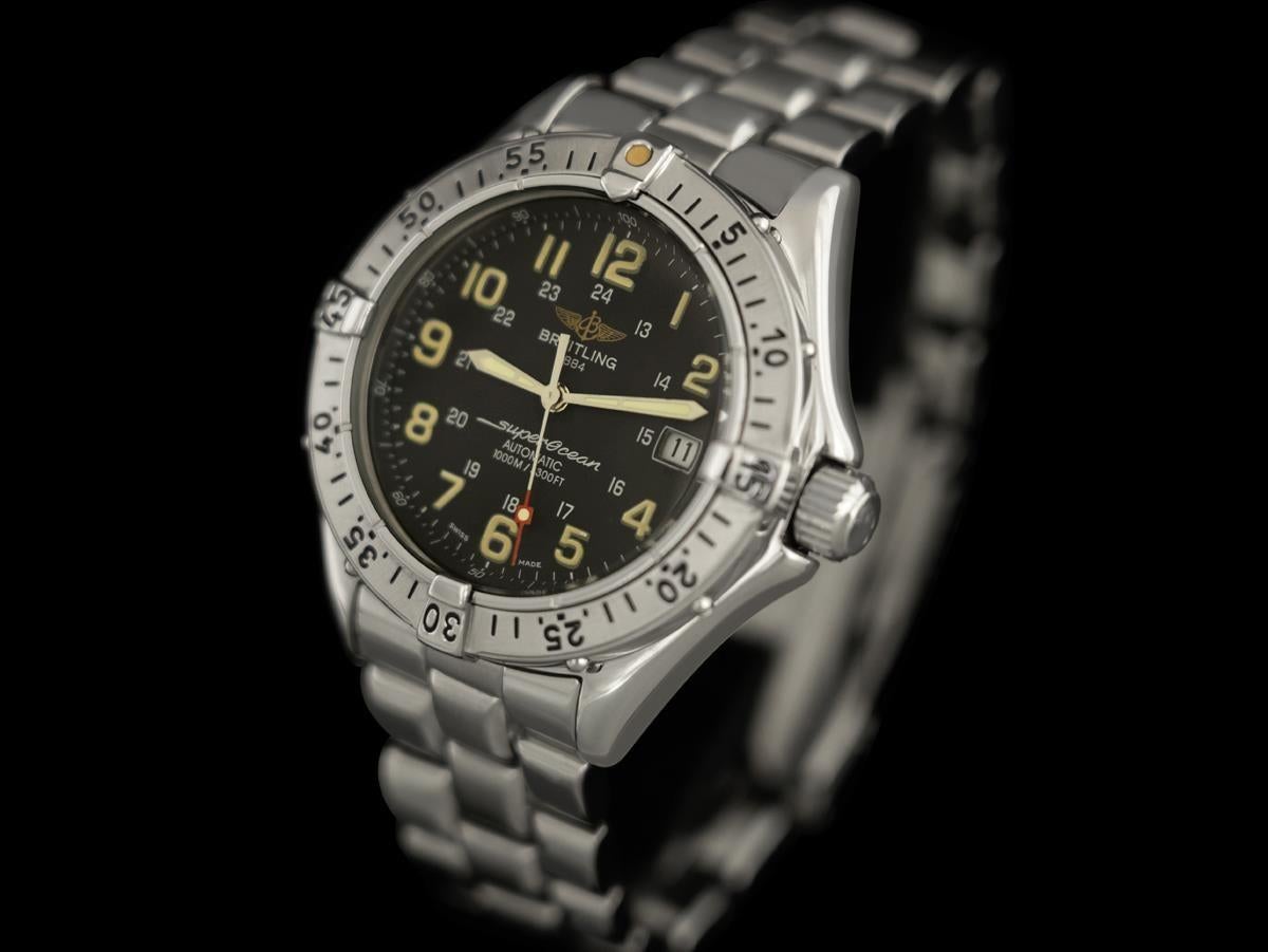 Breitling Colt Superocean Ref. A17040 Herren Diver Automatikuhr aus Edelstahl im Zustand „Hervorragend“ im Angebot in Suwanee, GA