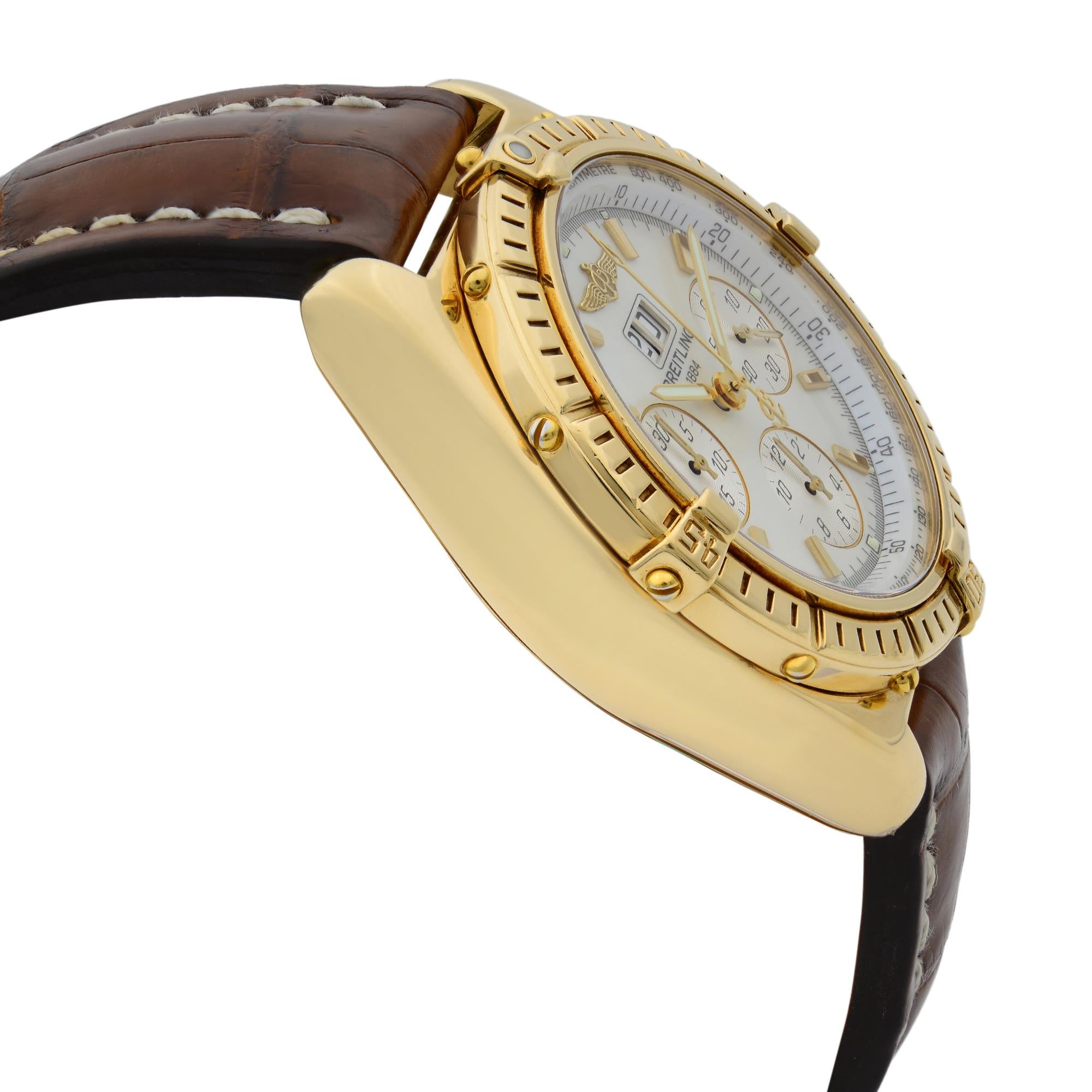 breitling crosswind 18k gold