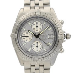 Breitling Crosswind Chronograph Steel Silver Dial Automatic Men's Watch A13355