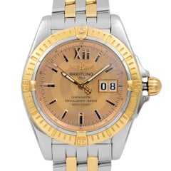 Breitling Crosswind Cockpit Steel 18K Yellow Gold Automatic Men’s Watch C49350
