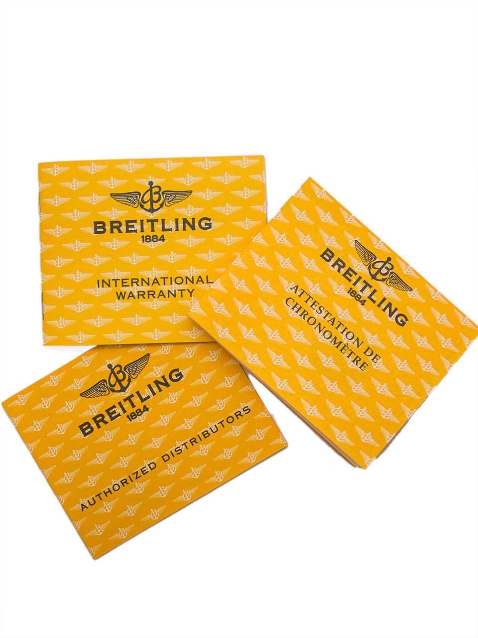 Breitling Crosswind ref# D13355 SS/18K circa 2003 B & P 4