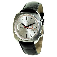 Breitling Cushion Shaped Chronograph with Original Dial, circa 1960s