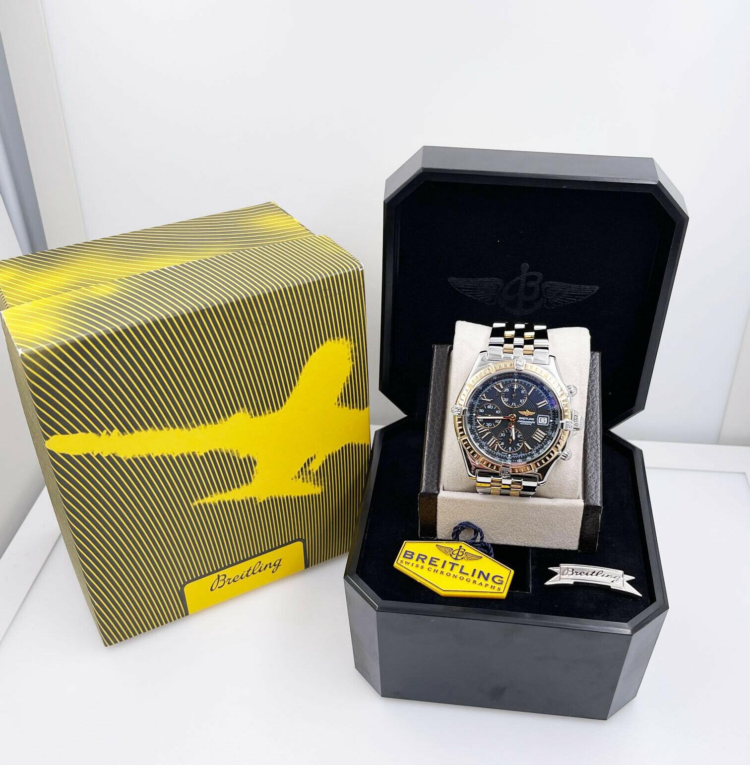 Breitling D13055 Crosswind 18K Yellow Gold Stainless Steel with Box 1