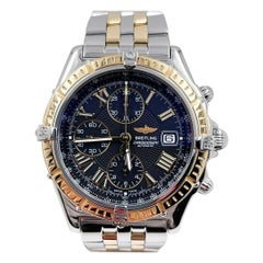 18K Gelbgold Edelstahl-Schreibtisch D13055 mit Schachtel, Crosswind