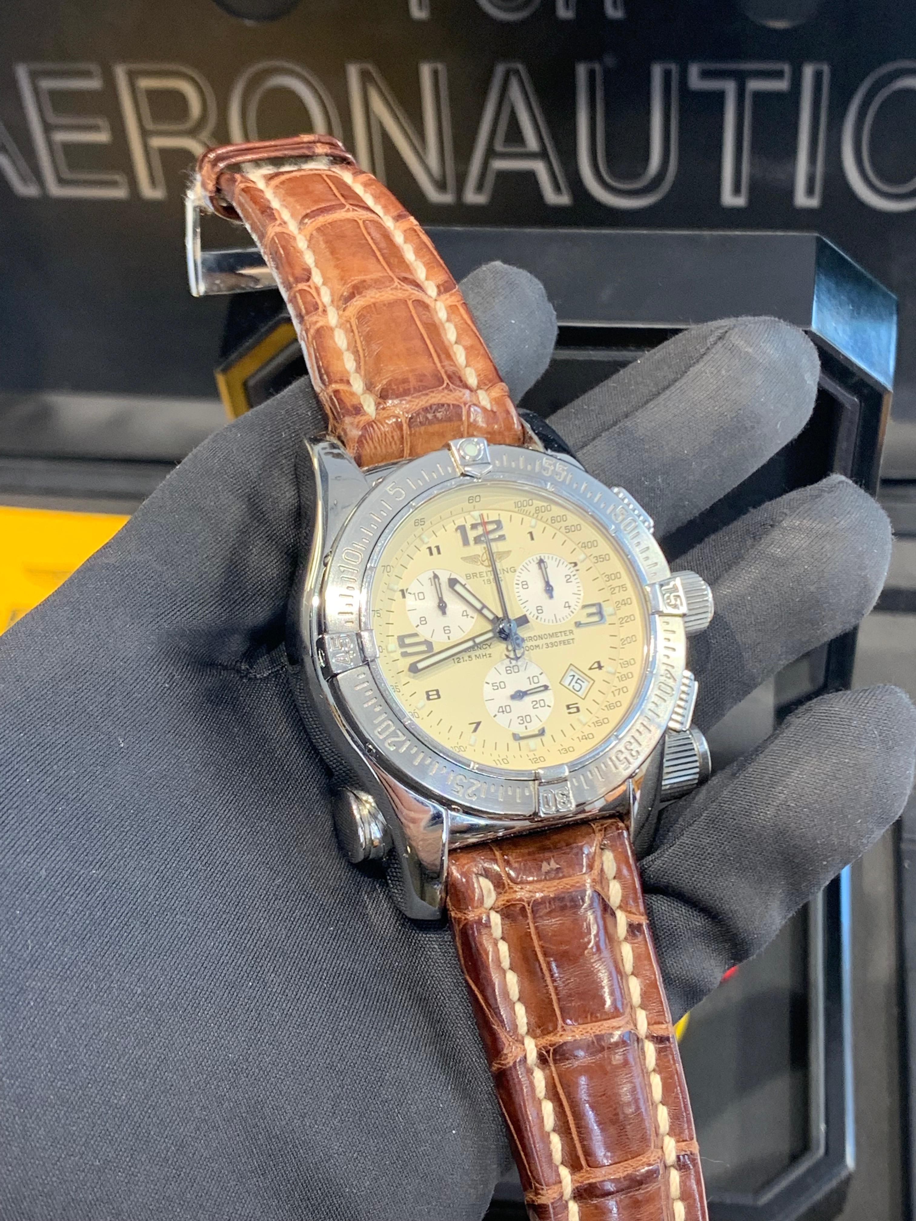 Breitling Emergency Mission Watch In Excellent Condition For Sale In Ramat Gan, IL