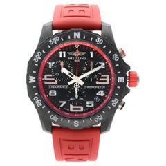 Used Breitling Endurance Pro Breitlight Red Black Dial Quartz Men Watch X82310D91B1S1