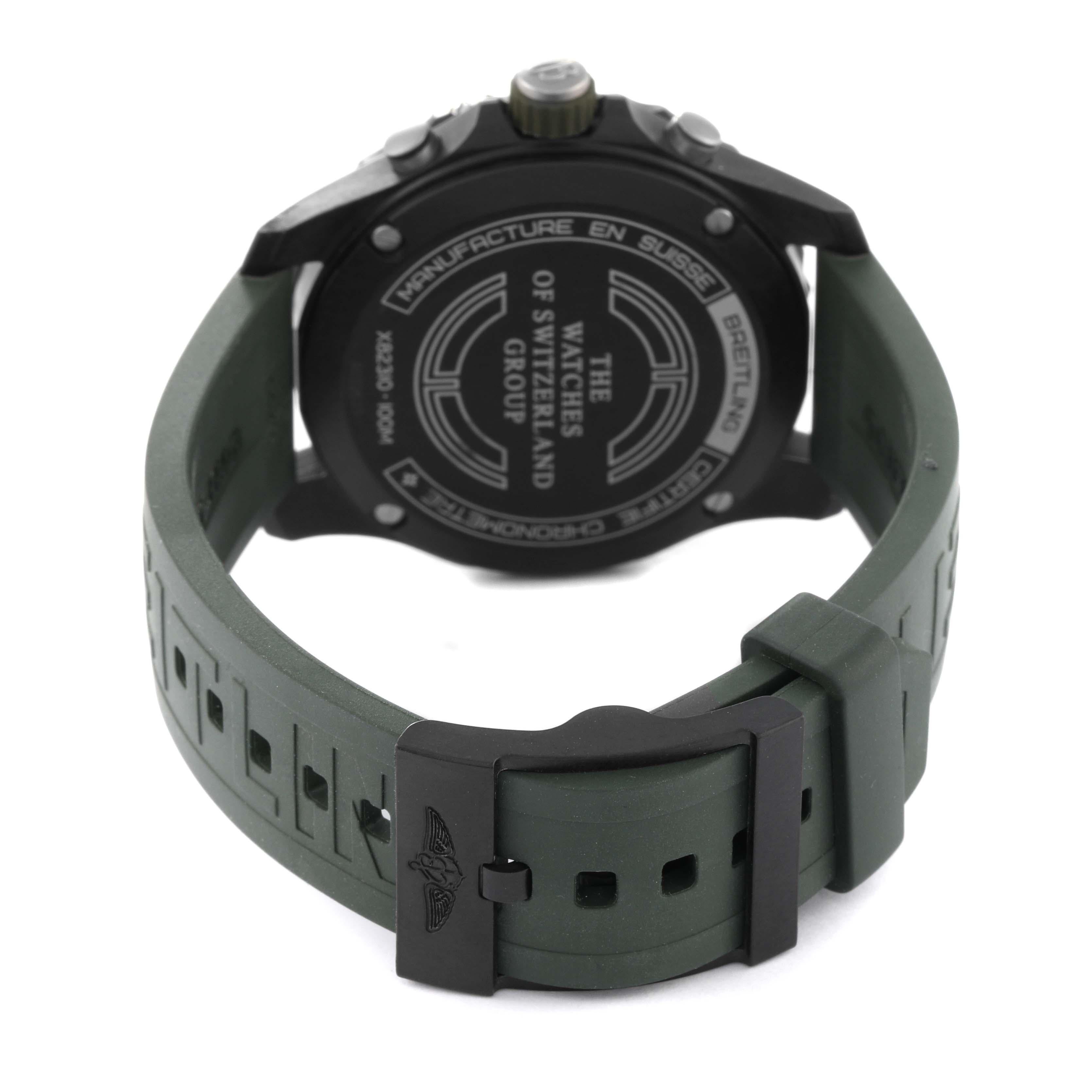 Men's Breitling Endurance Pro Green Breitlight Mens Watch X82310