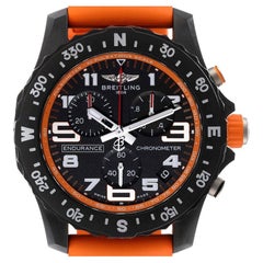 Breitling Endurance Pro Orange Breitlight Mens Watch X82310 Box Card