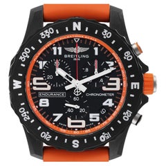 Breitling Endurance Pro Orange Breitlight Mens Watch X82310 Card