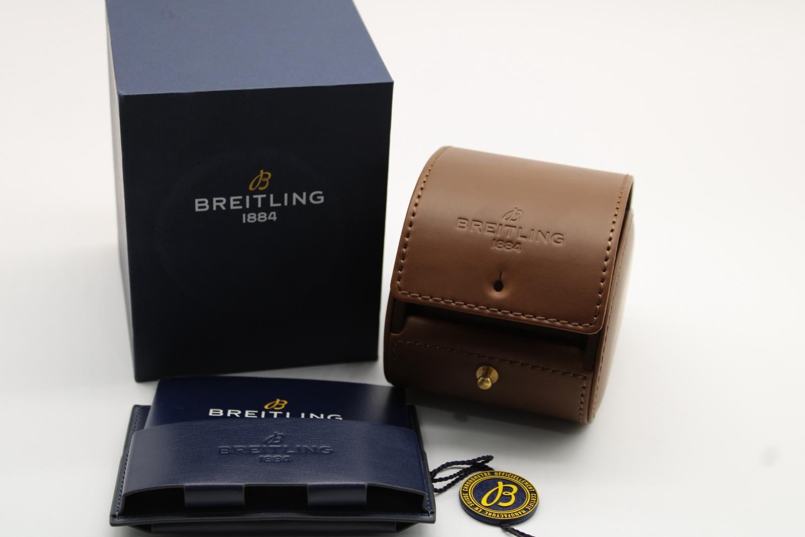 The Breitling Endurance Pro offers great value in a watch as well as being different and durable. This model the X82310 comes with the red strap. The watch is accompanied with its original inner and outer boxes, swing tag, wallet and card dated