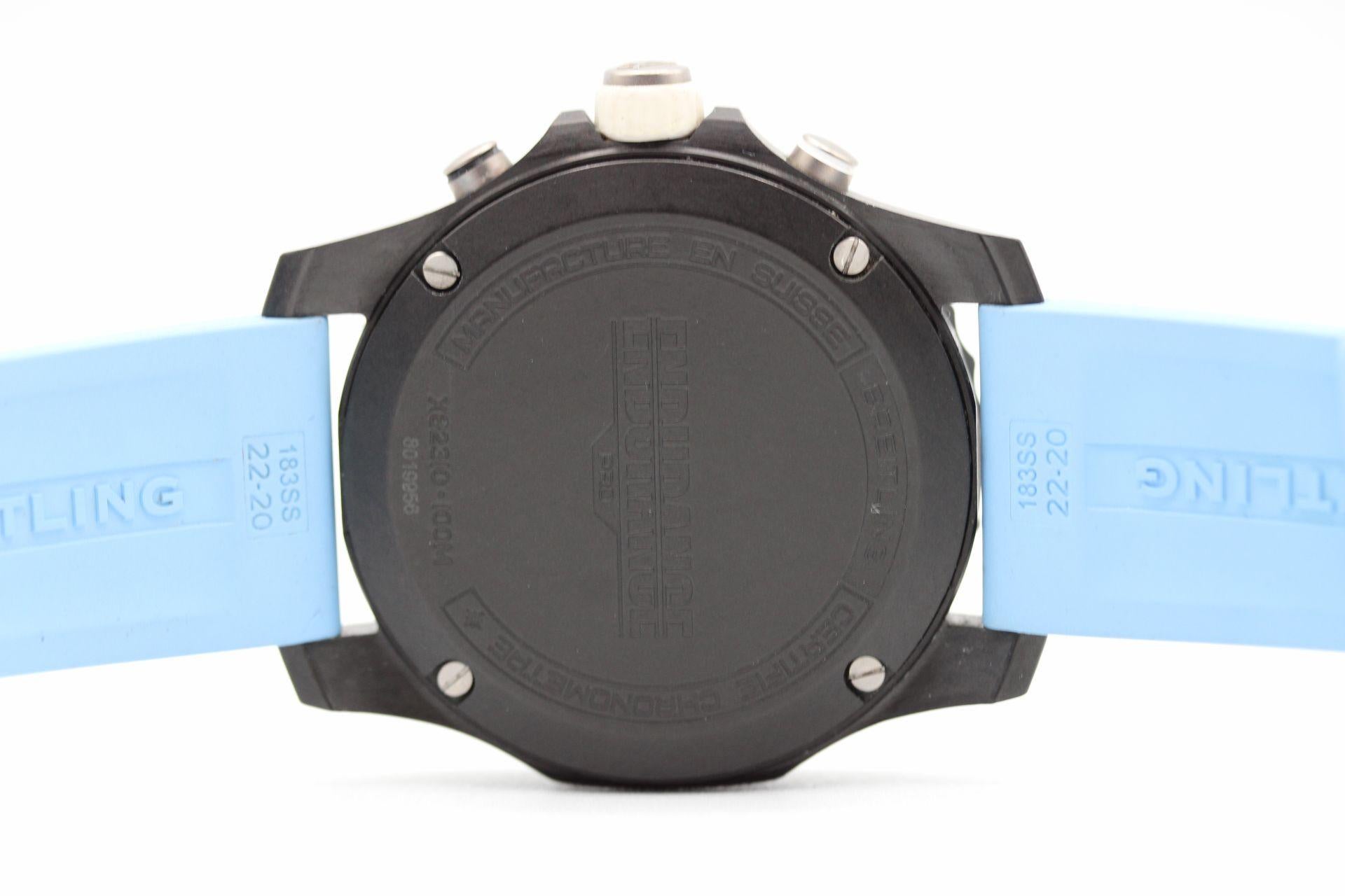 Breitling Endurance Pro X82310 Uhr, Schachtel,tery change & zusätzliches Armband 10