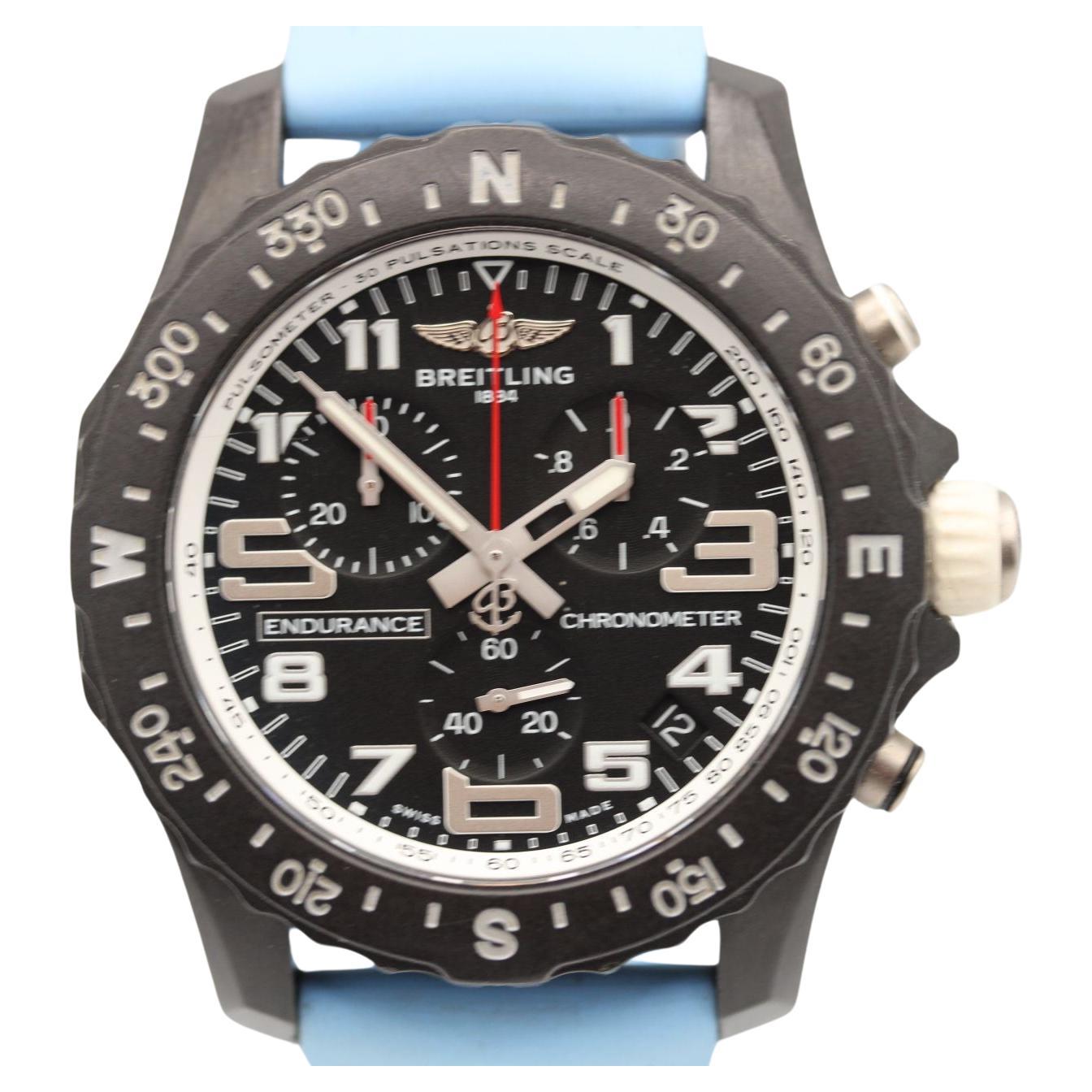 Breitling Endurance Pro X82310 Watch, Box, Battery Change & additional strap For Sale