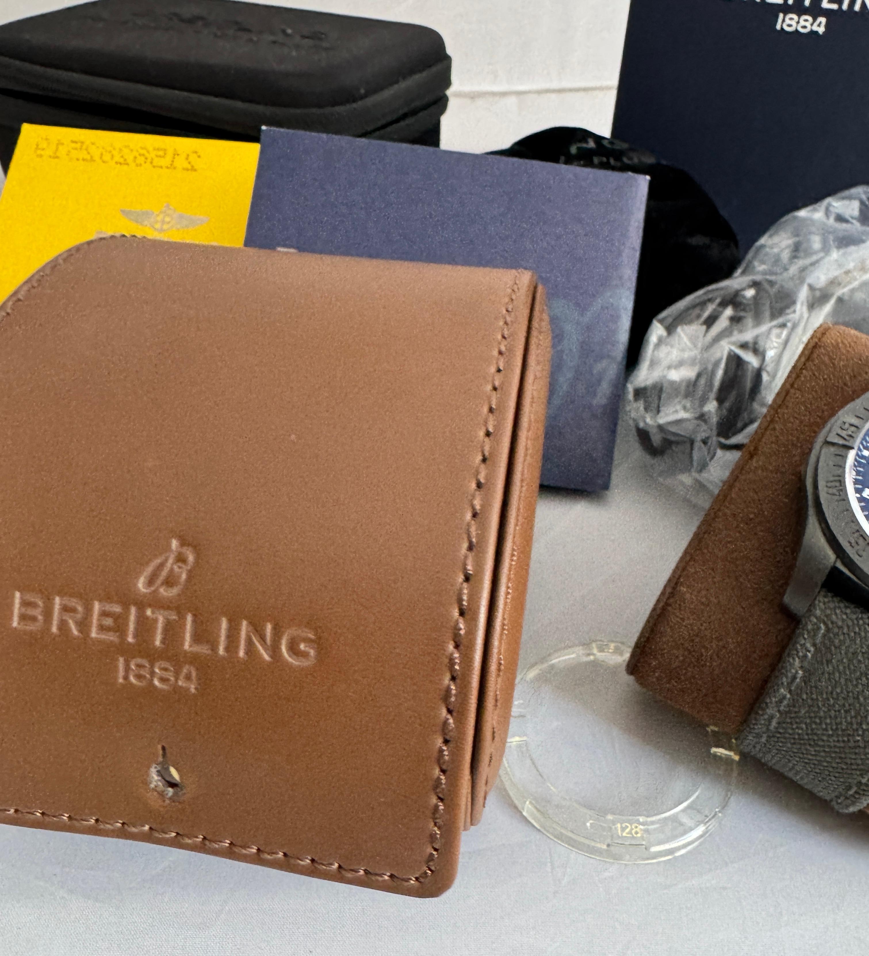 Breitling Exospace B55 Connected Black Titanium Chronograph Armband Textile For Sale 13