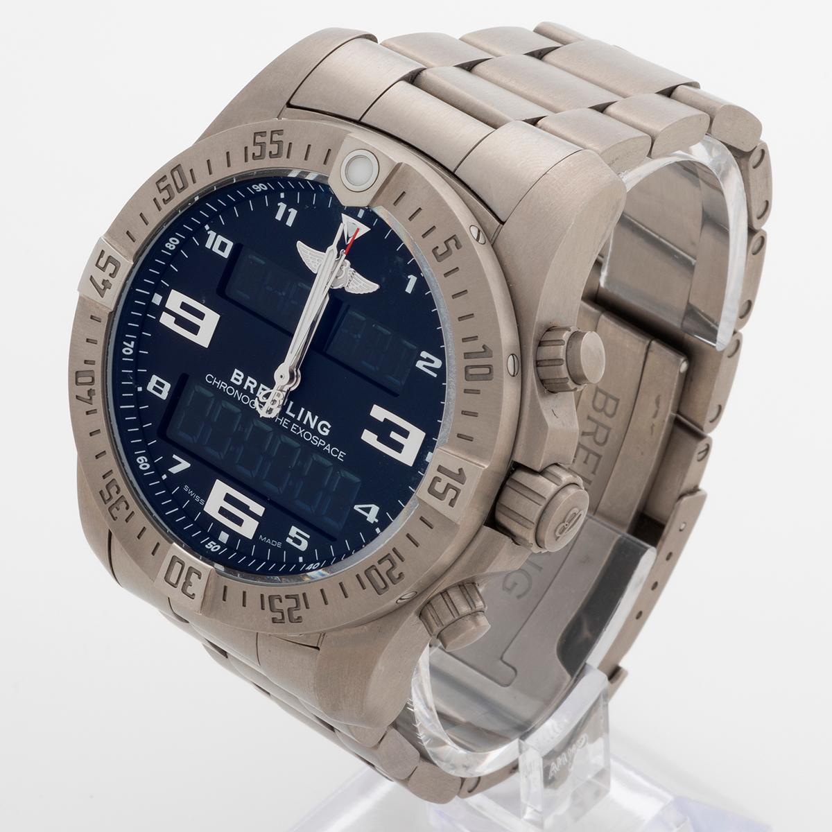 Breitling Exospace Connected Ref EB5510H1, Titanium, Box & Papers, Outstanding In Excellent Condition In Canterbury, England