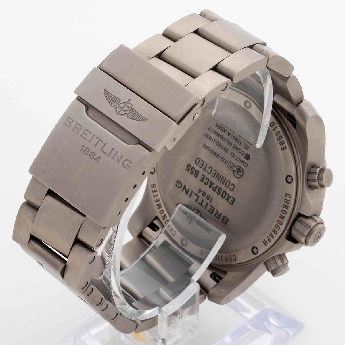 Women's or Men's Breitling Exospace Connected Ref EB5510H1, Titanium, Box & Papers, Outstanding