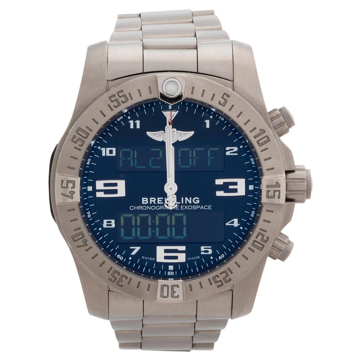 Breitling Exospace Connected Ref EB5510H1, Titanium, Box 
Papers, Outstanding