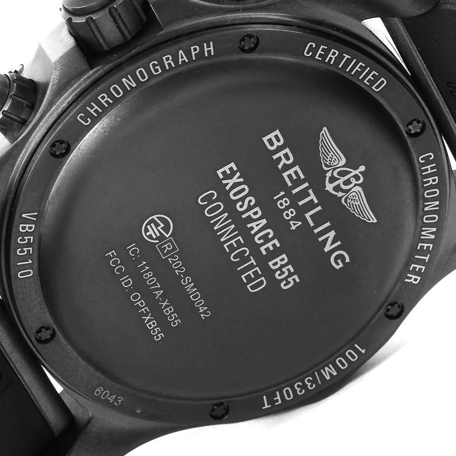 Breitling Exospace DLC Coated Titanium Mens Watch VB5510 Unworn In Excellent Condition For Sale In Atlanta, GA