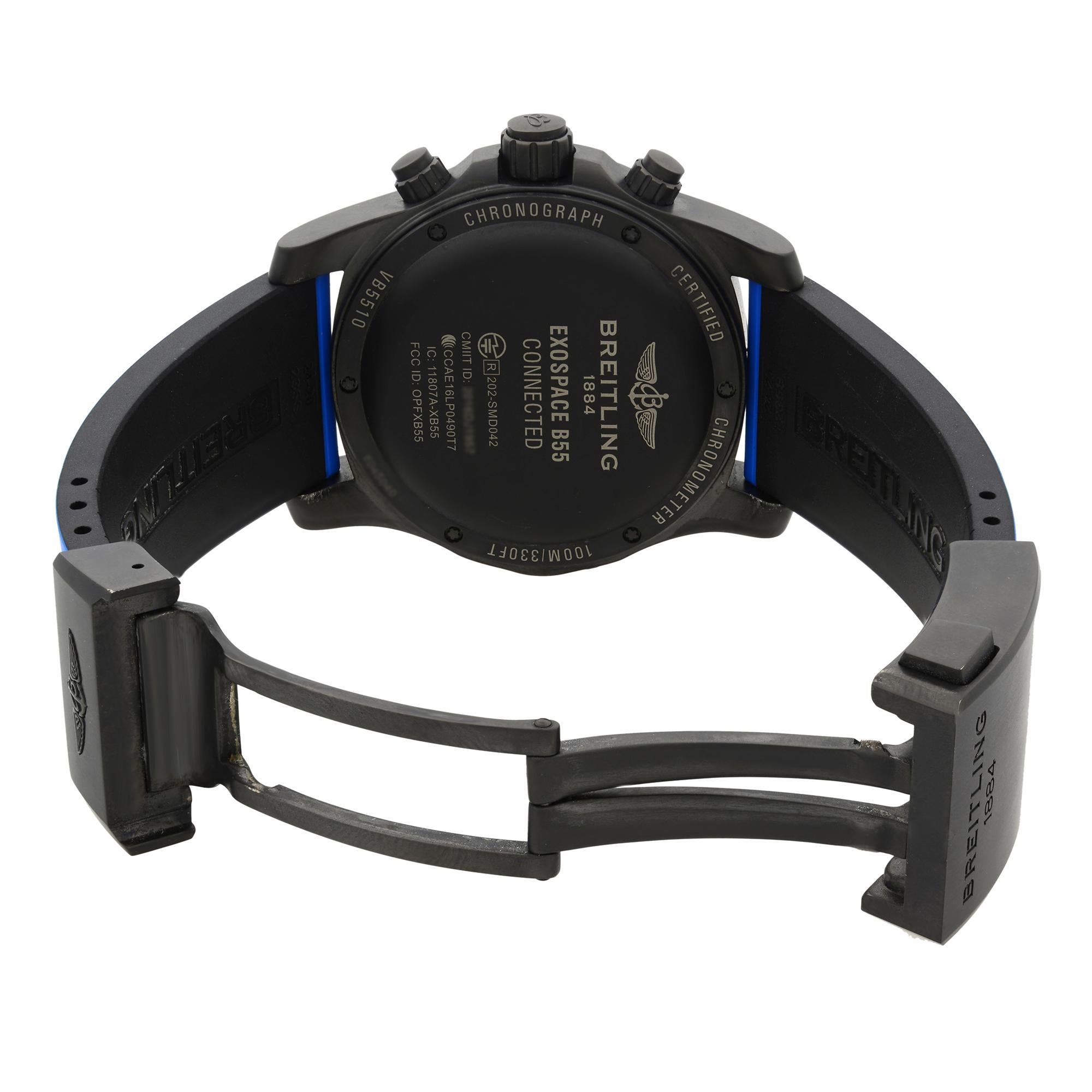 Breitling Exospace Titanium Black Dial Quartz Men's Watch VB5510H2/BE45-235S 2