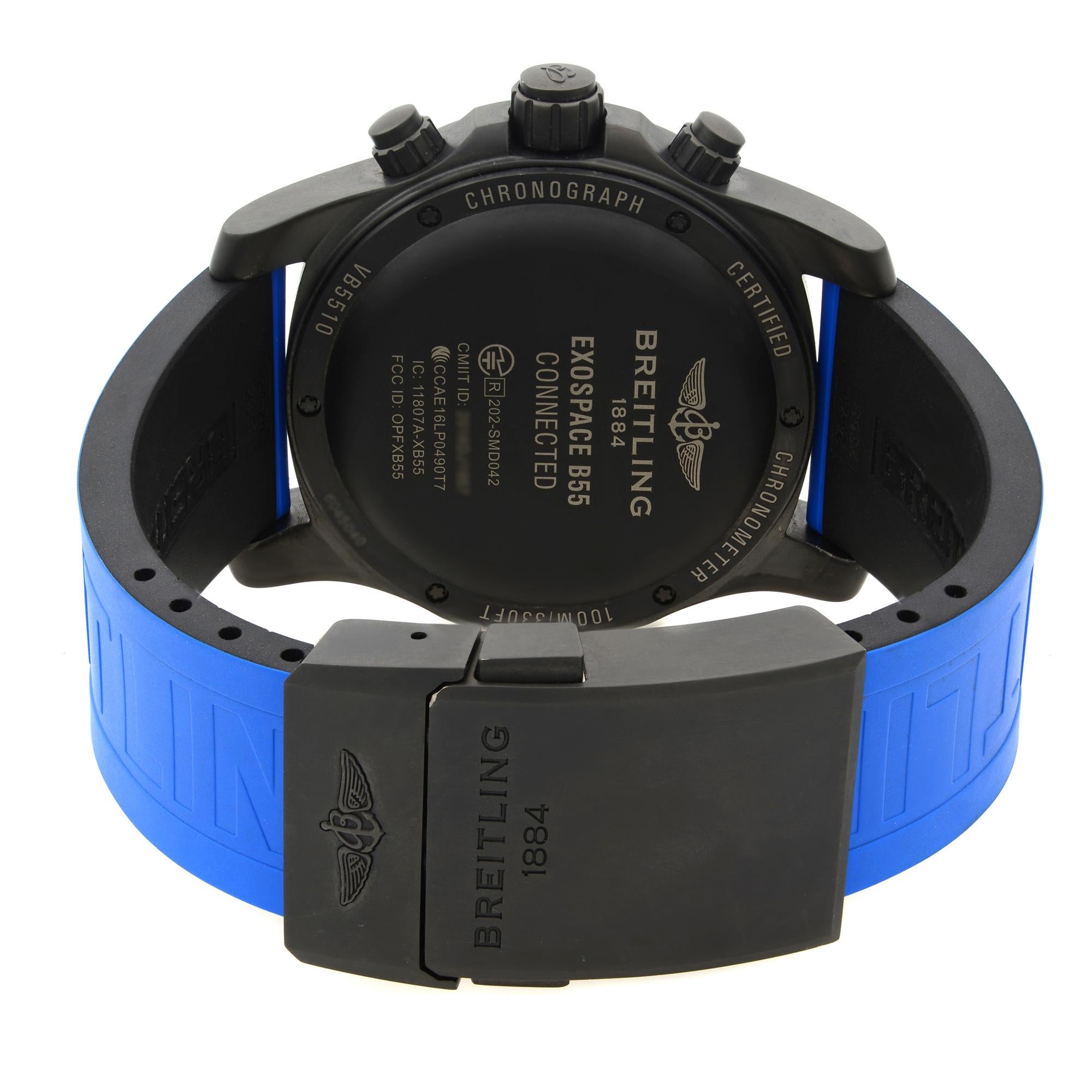 Breitling Exospace Titanium Black Dial Quartz Men's Watch VB5510H2/BE45-235S 3