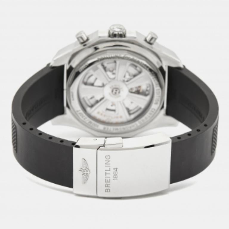 Uomo Breitling for Bentley Orologio da polso da uomo in acciaio e gomma Barnato Racing A25366 49 mm in vendita