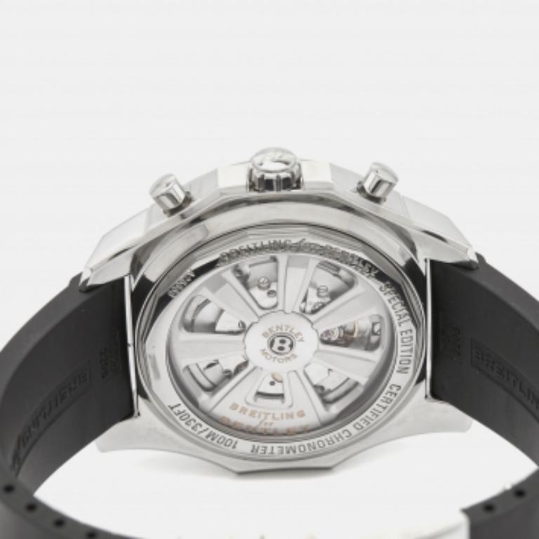Breitling for Bentley Orologio da polso da uomo in acciaio e gomma Barnato Racing A25366 49 mm in vendita 1
