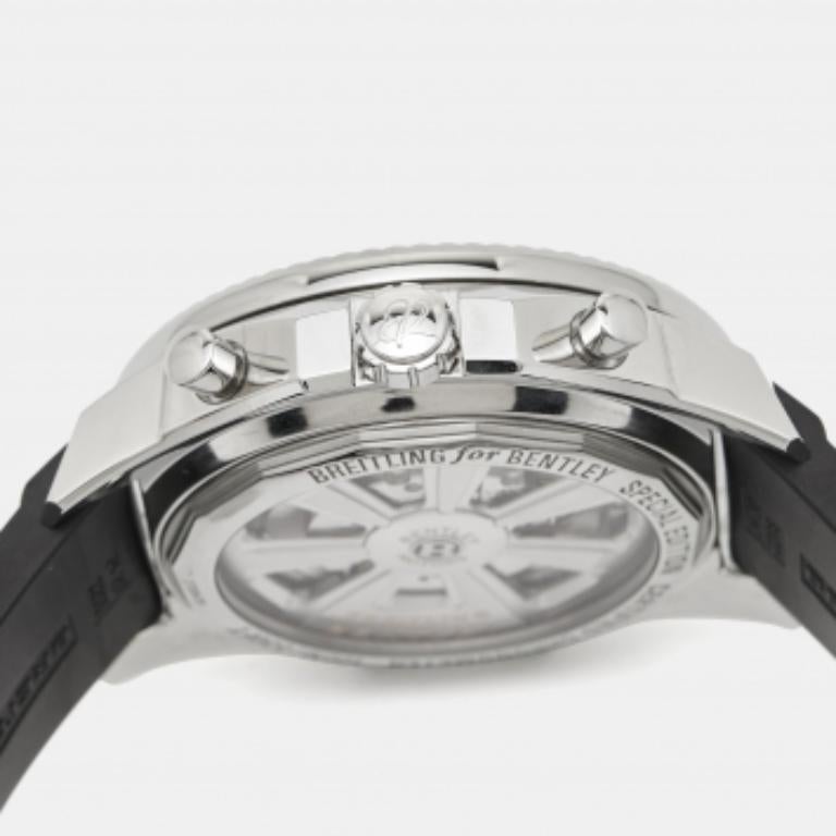 Breitling for Bentley Orologio da polso da uomo in acciaio e gomma Barnato Racing A25366 49 mm in vendita 2