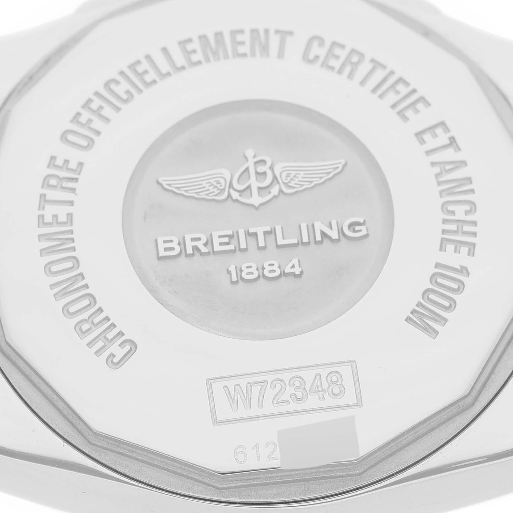 Breitling Galactic 29mm MOP Diamant Zifferblatt Stahl Damenuhr W72348 Ungetragen im Angebot 4