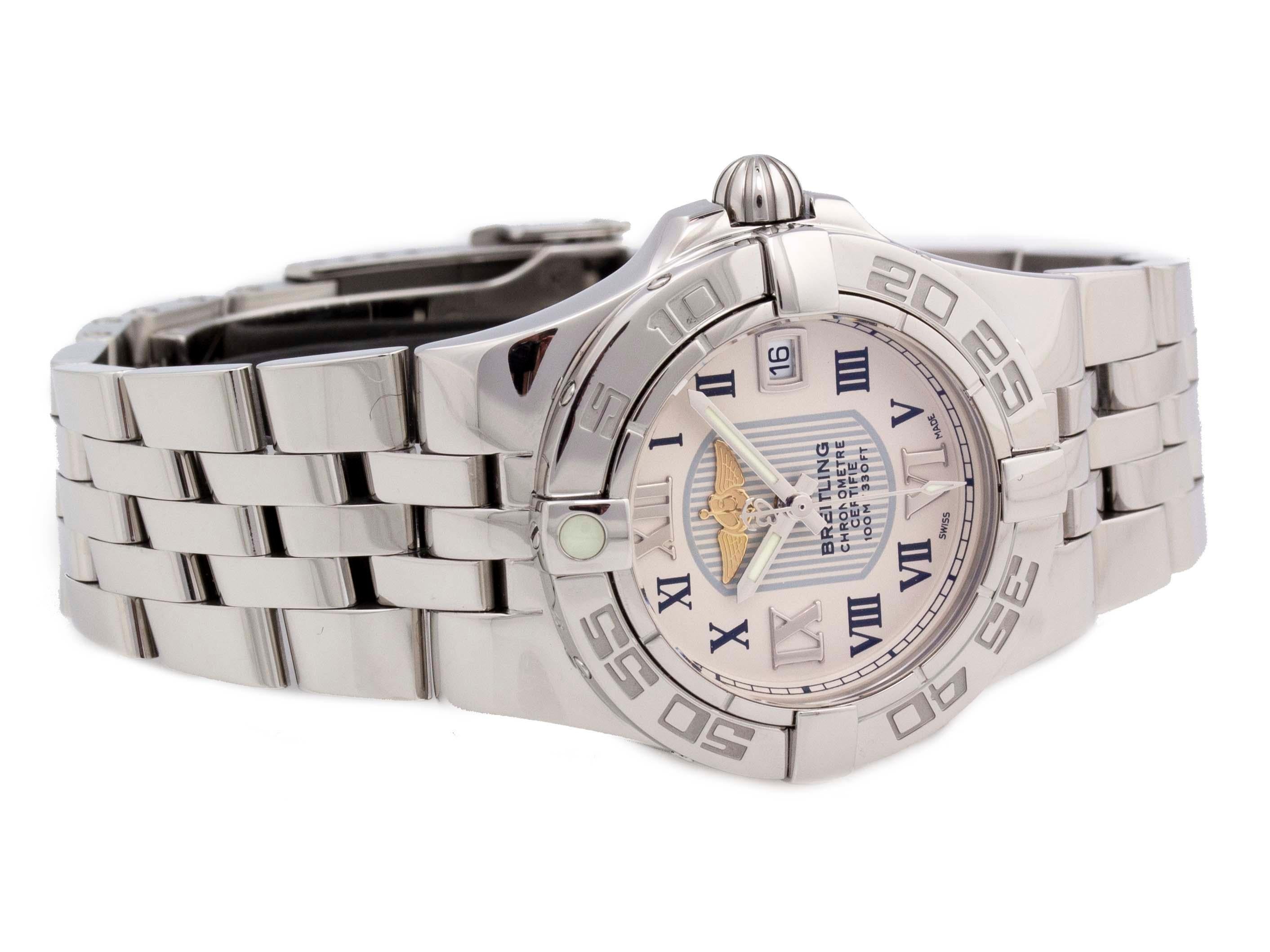Breitling Galactic 30 A71340L2/G670 In Excellent Condition For Sale In Willow Grove, PA
