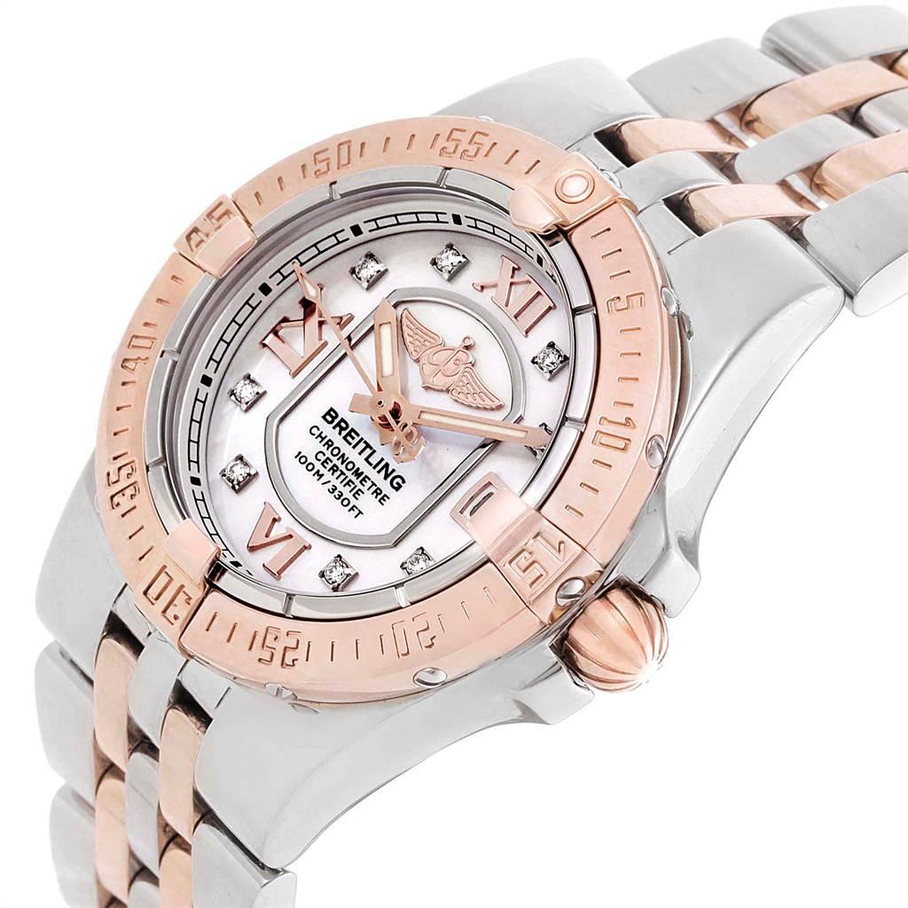 breitling women's rose gold