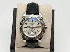 Breitling Galactic 36 A37330 Stainless Steel Leather Band Box Paper