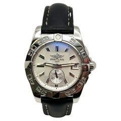 Breitling Galactic 36 A37330 Stainless Steel Leather Band Box Paper