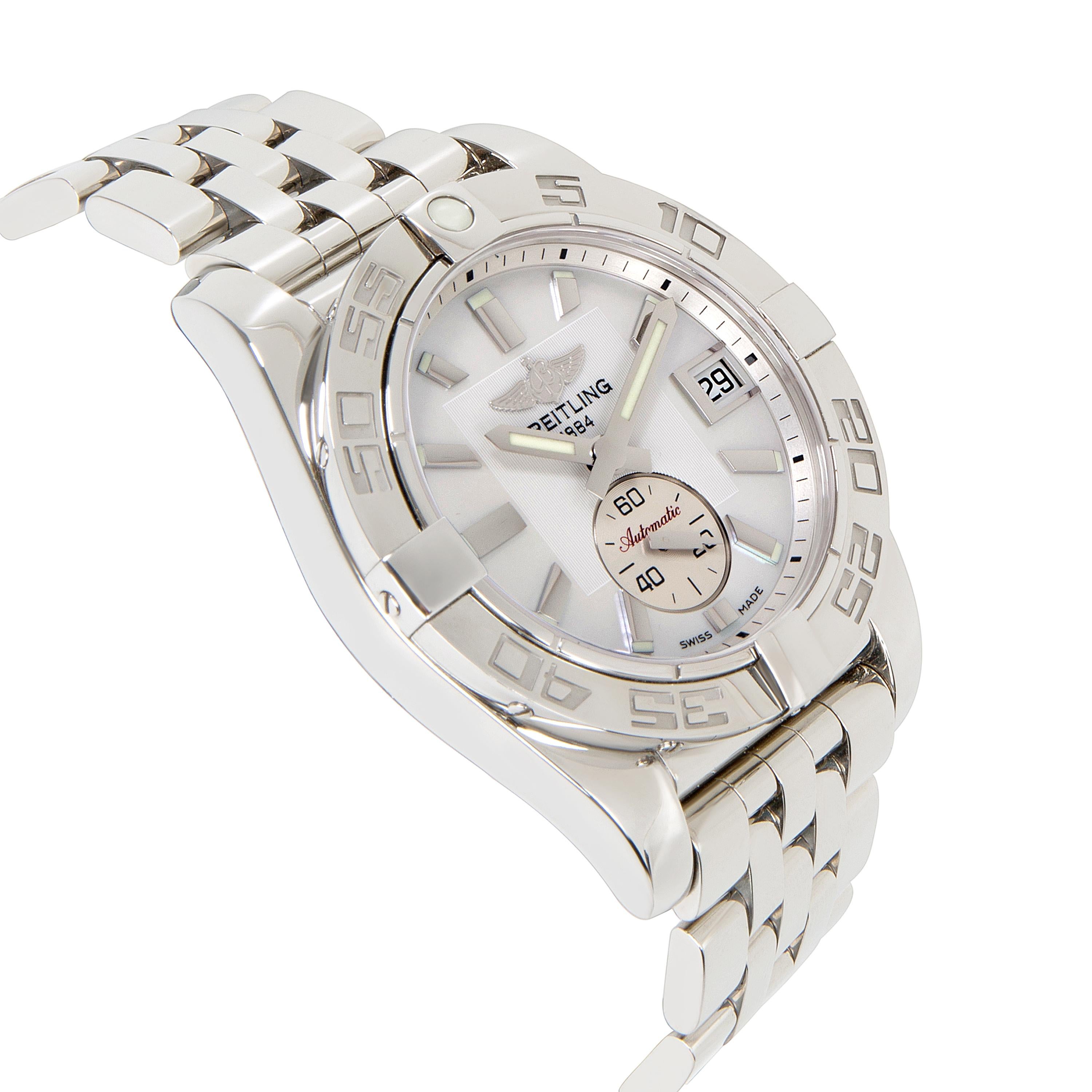 Breitling Galactic 36 A3733012/A716 Unisex Watch in Stainless Steel In Excellent Condition In New York, NY