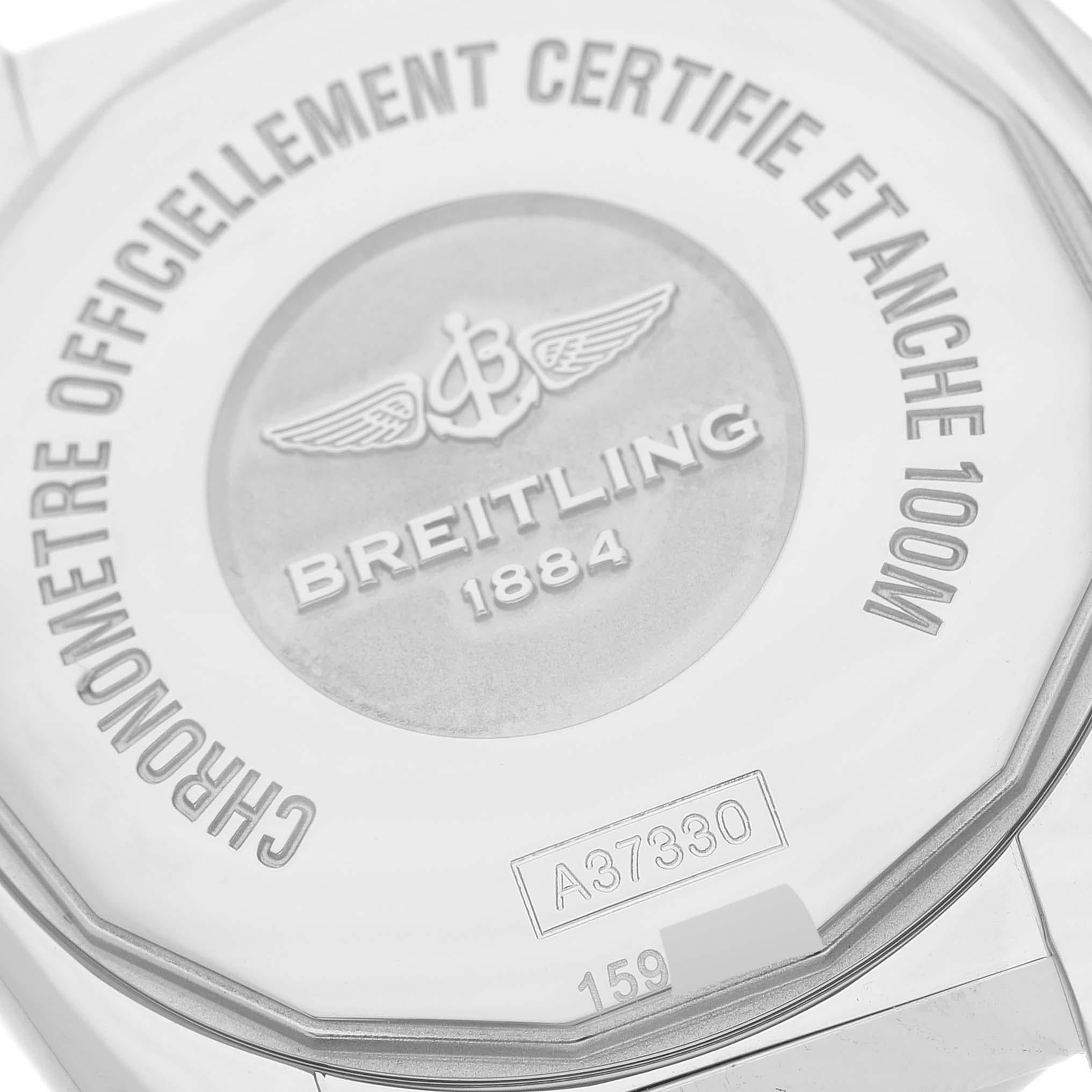 Women's Breitling Galactic 36 Mother Of Pearl Dial Diamond Steel Ladies Watch