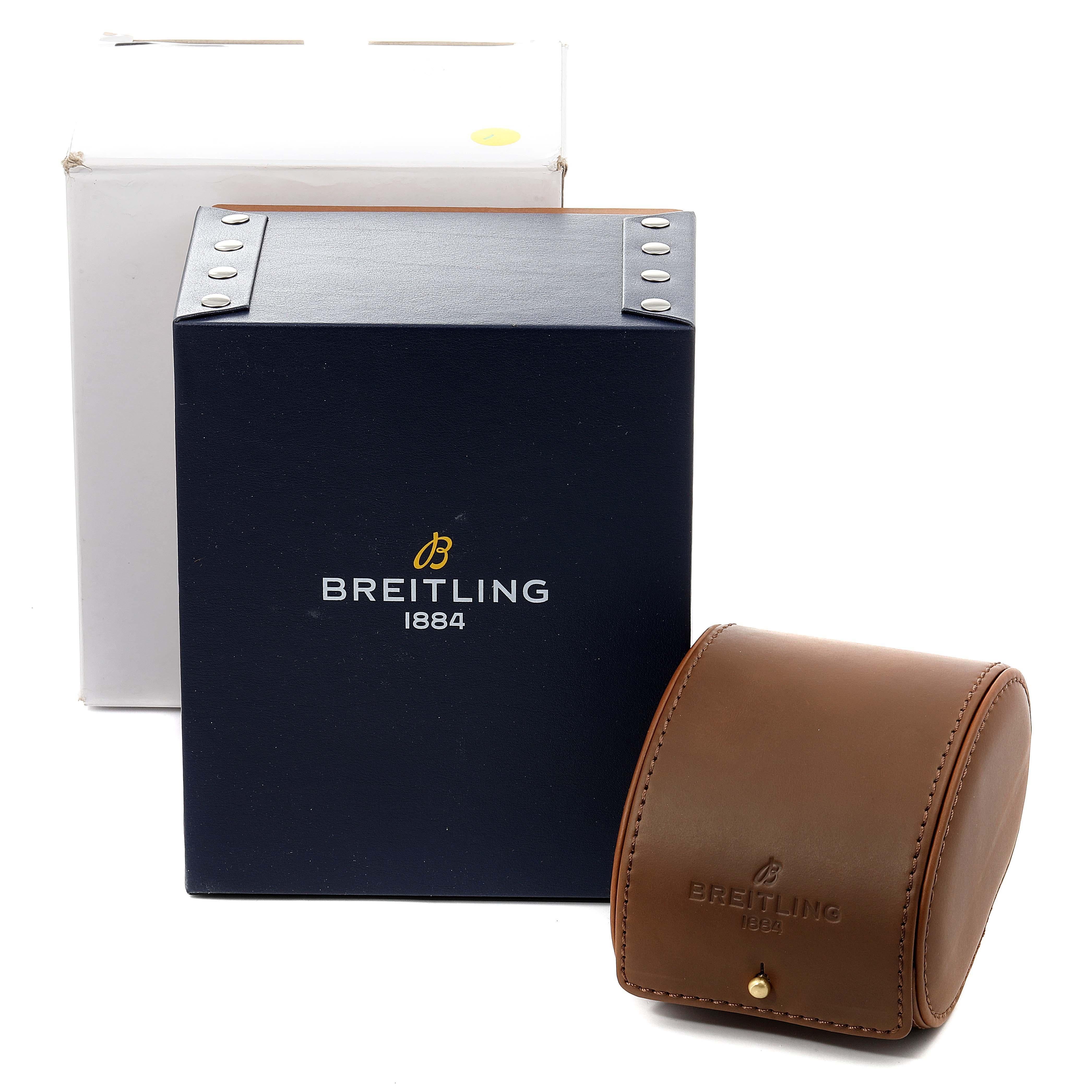 Breitling Galactic 36 Stainless Steel Rose Gold Watch C37330 For Sale 5
