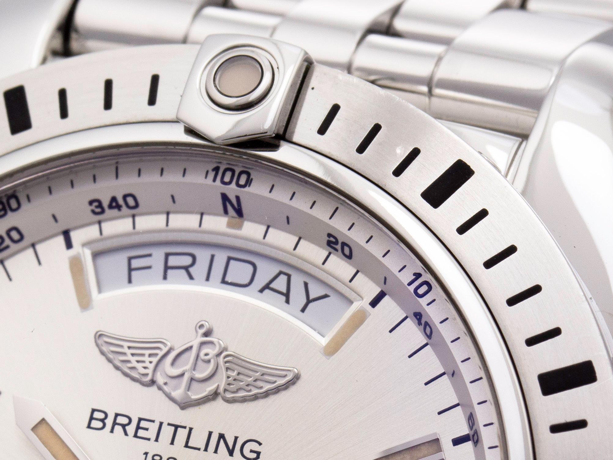 Breitling Galactic 44 Day Date A45320B9/G797 For Sale 6